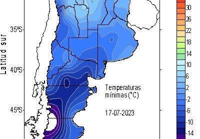 Argentina congela, depois de calor atípico no começo de julho