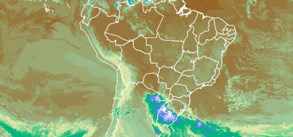 Sul do Brasil e Mato Grosso do Sul em alerta parta temporais