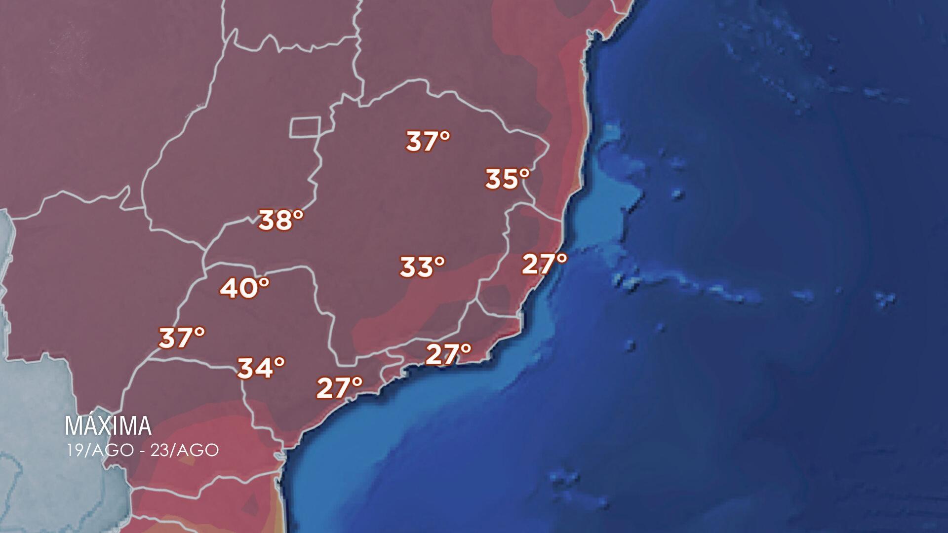 pentada de temperatura max