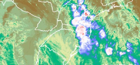 Ciclone extratropical se afasta do Sul nesta terça