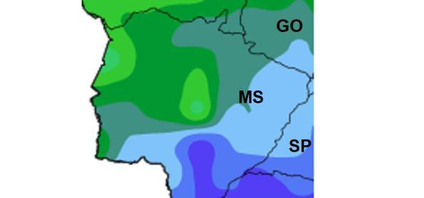 MS foi uma das áreas mais quentes do país em outubro