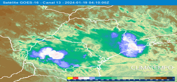 Chuva forte no interior e litoral de SP