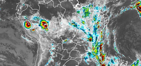 Chuva continua volumosa no Tocantins, Sudeste e Nordeste