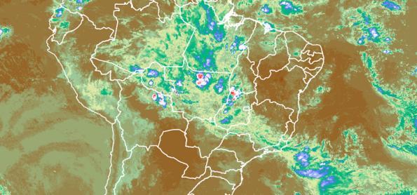 Brasil ainda tem muita umidade e nuvens de chuva nesta terça