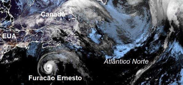 Novo furacão se formou na costa leste dos EUA