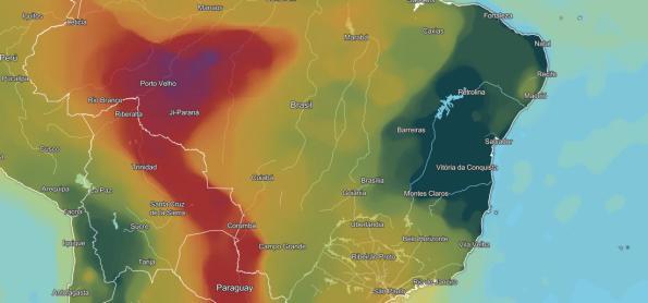 Qualidade do ar em níveis críticos no Norte e Centro-Oeste