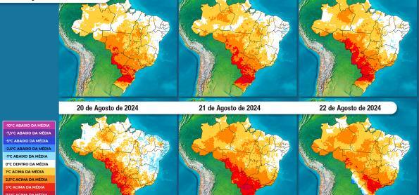 Nova onda de calor pode bater recordes de temperatura no Brasil