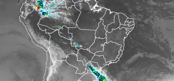 Um pouco de chuva para o Acre, Rondônia e Mato Grosso do Sul