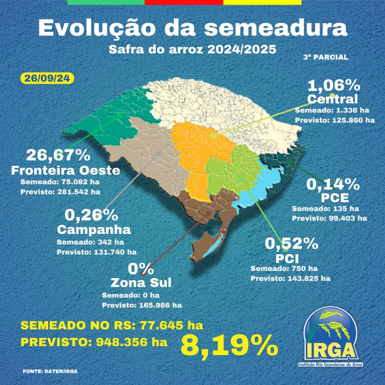 mapa IRGA