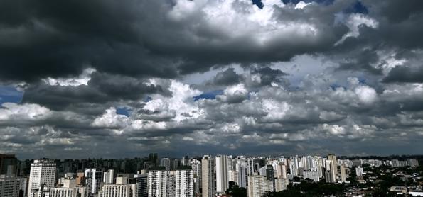 Risco de temporal na Grande SP