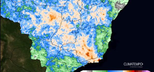 Sudeste e Centro-Oeste sob alerta de chuvas intensas e temporais