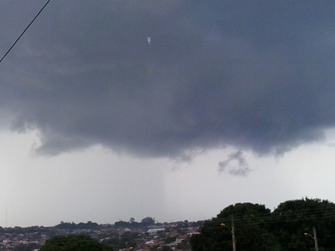 Pancadas de chuvas chegando em Jataí-Go
