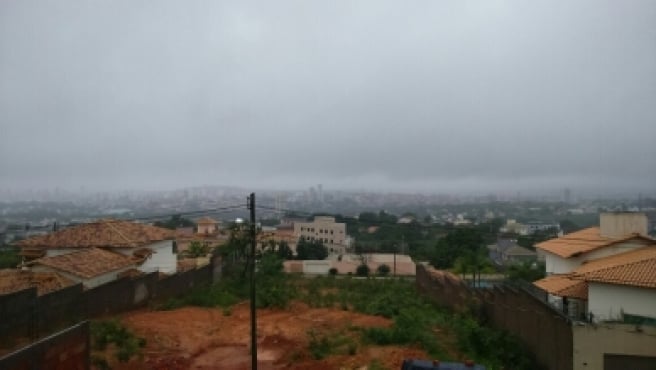 Garoando em Santo André. 