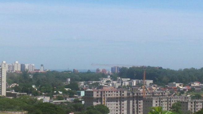 Céu limpo em Porto Alegre