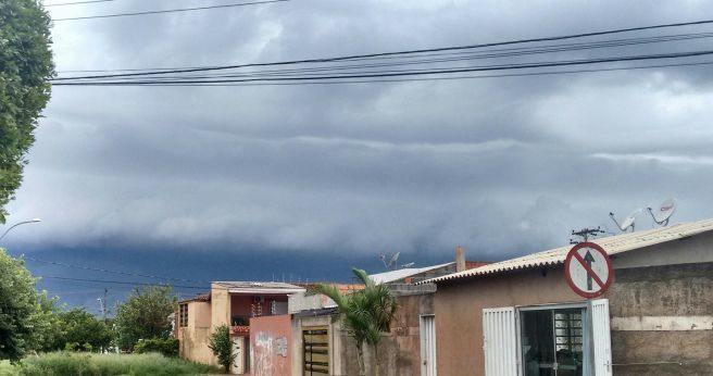 Tempestade chegando em Ribeirão preto