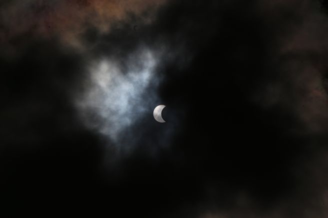 Foto Eclipse em Porto Alegre