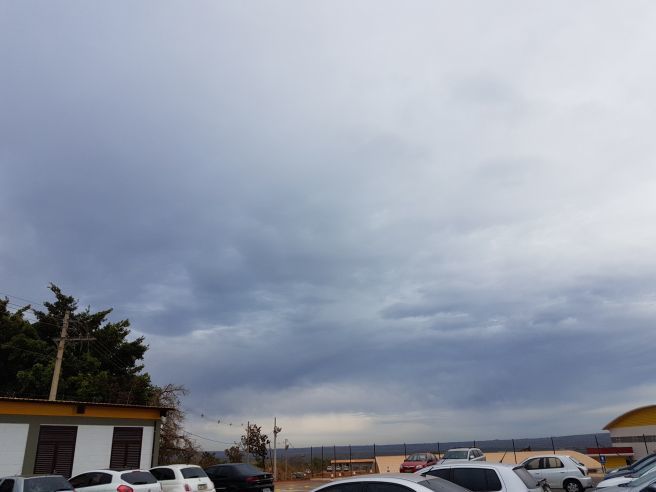 Tempo nublado hoje em Brasília :-)