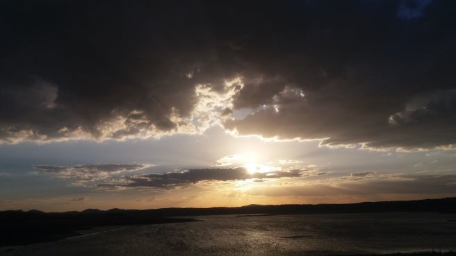 Pôr do sol em Feiticeiro Ceará 