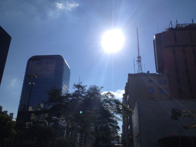 Tarde de sol em São Paulo