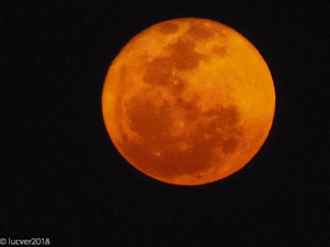 Lua Cheia Hoje vista do Rio de janeiro 25/09/2018