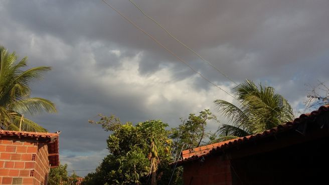 Nuvens formando em Guanambi 