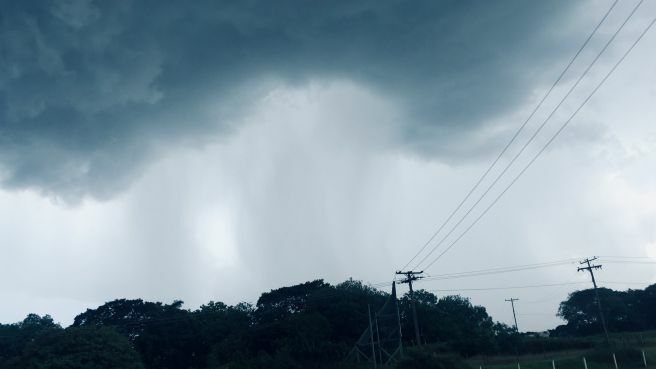 Tempestade se aproximando de Bauru/SP