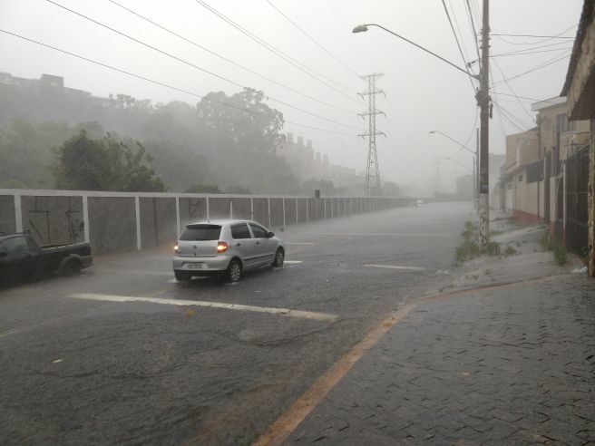 Chuva e granizo em São Bernardo do Campo