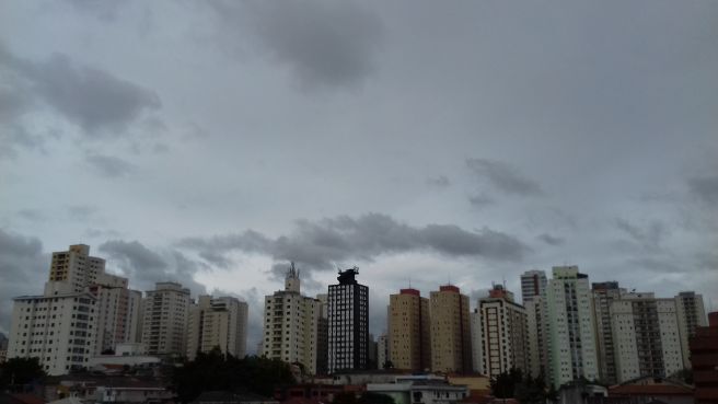 Tarde nublada e fria em São Paulo!
