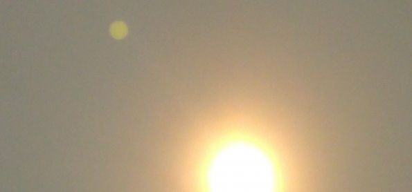 Sol laranja as 10:30 em Maringá-PR!