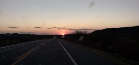 Anoitecer no sertão paraibano