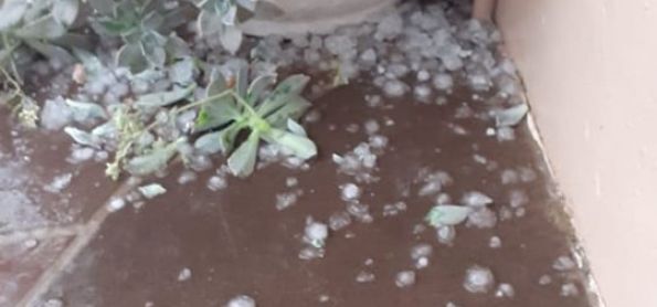 Granizo em Santa Maria-RS