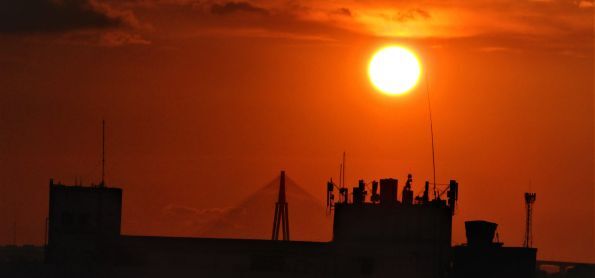 Por do sol