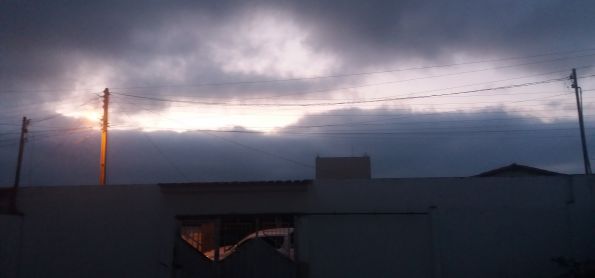 Amanhedo com periodo nublado em Barra da Estiva- BA
