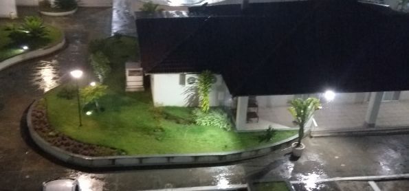 Chuva e vento