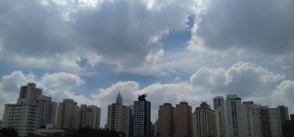Dia de sol e de calor em São Paulo!