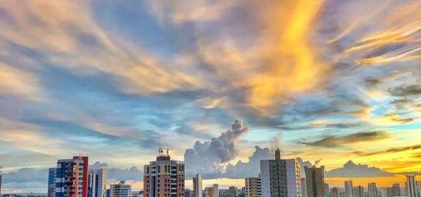 Fim de tarde em Teresina: uma obra de arte da Natureza