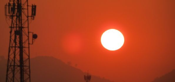 Nascer do sol em Realengo RJ