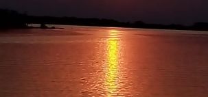 Por do sol no Porto de Rio Grande RS