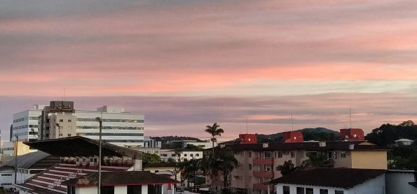 Por do sol em Joinville SC