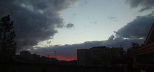 Belo começo de noite em Poços de Caldas.. MG.