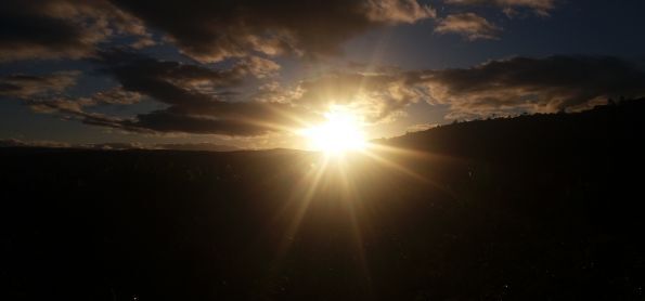 Pôr do Sol em Sincora serra - BA