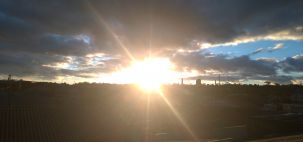 Por do sol em curitiba neste Domingo #fotografootempo