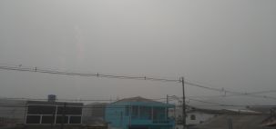 nevoeiro nesse exato momento na cidade de Curitiba parana nesta manha