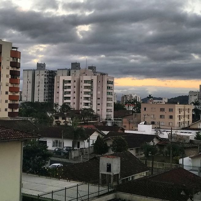 Por do sol em Joinville SC