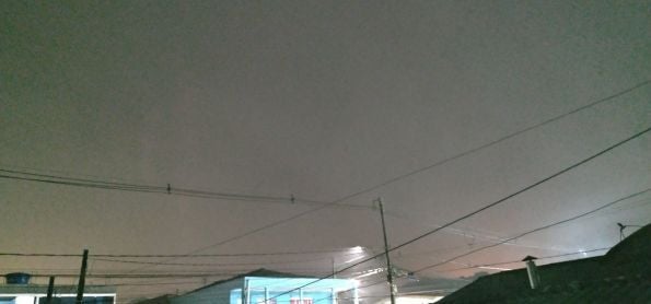 Nevoeiro em Curitiba parana nesta noite