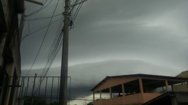 Super Célula em Serra ES, antes de forte temporal .