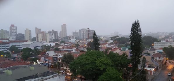 Garoa e frio em Santo André SP