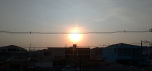 Amanhecer de sol em Curitiba nesta sexta feira#fotografootempo