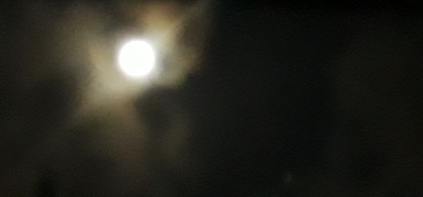 Noite maravilhosa lua cheia