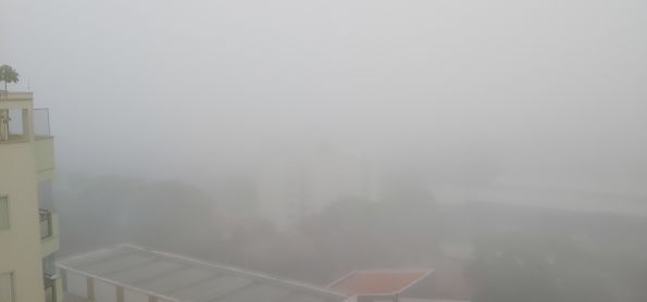 Forte neblina em Santo André SP